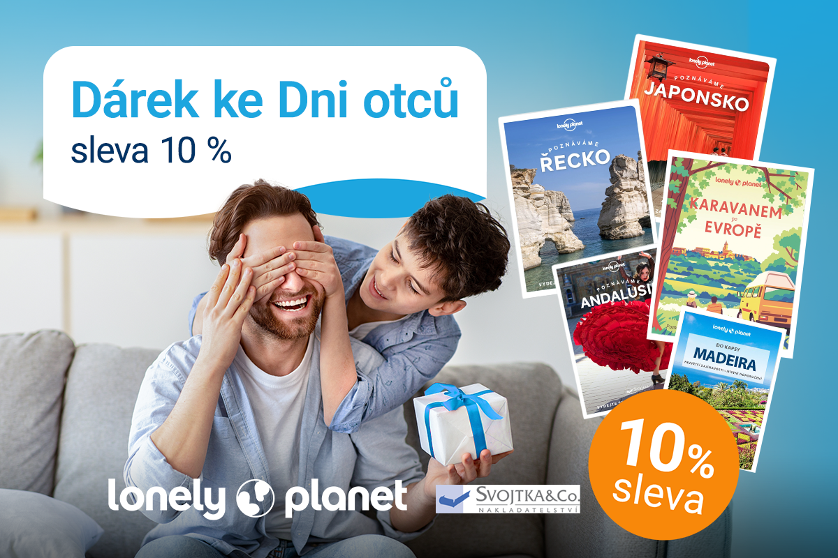 Dárek ke dni otců - sleva 10 % na průvodce Lonely Planet