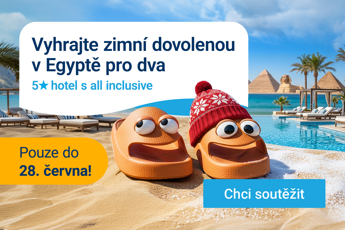 Vyhrajte zimní dovolenou v Egyptě pro dva