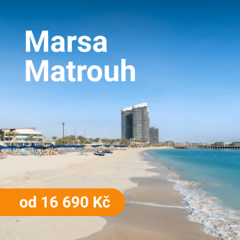 Marsa Matrouh all inclusive od 16 690 Kč