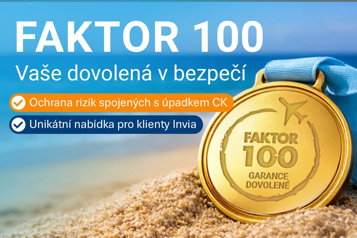 Garance dovolené FAKTOR 100: Vaše ochrana na cestách