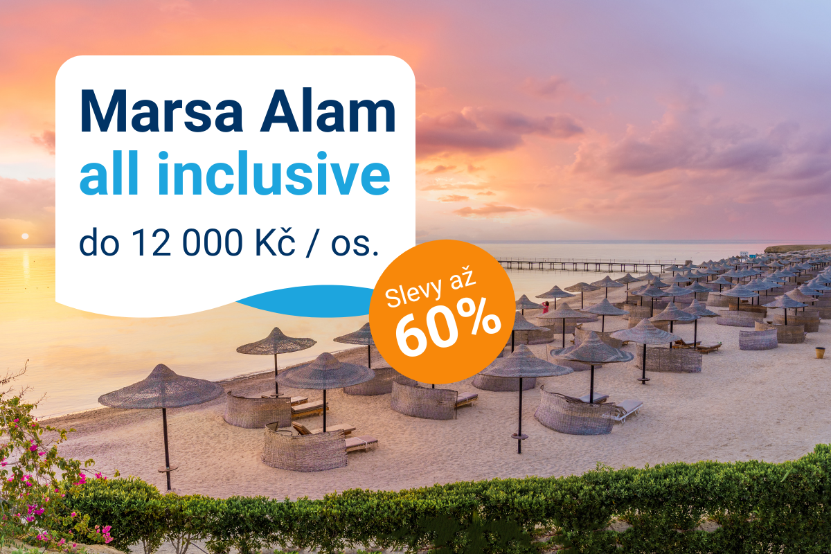 Marsa Alam inclusive do 12 000 Kč za osobu