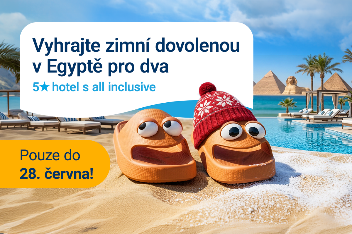 Vyhrajte zimní dovolenou v Egyptě pro dva