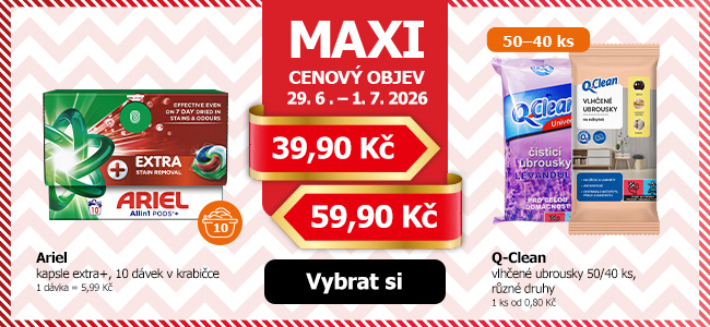 Maxi cenové objevy