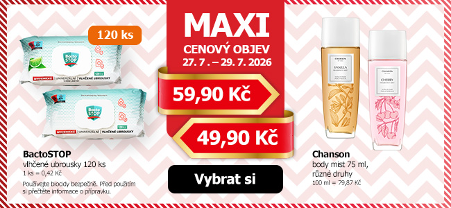 Maxi cenové objevy